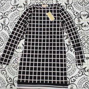 Black and white checked dress. Size XS , brand -Michael Kors-.